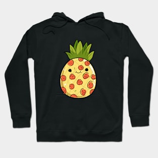 Cute Kawaii Pepperoni Pizza Pineapple Hoodie